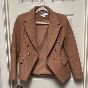 One / Third Blazer Jacket Camel Tan Size: XS